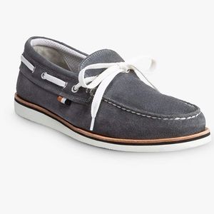Allen Edmonds Slate Grey Suede Camp Moc Shoes Size 13